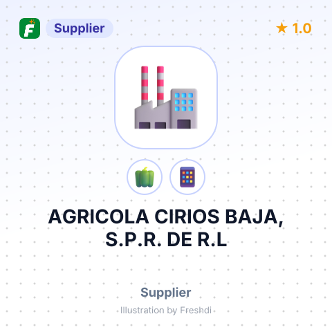 AGRICOLA CIRIOS BAJA, S.P.R. DE R.L – summary card, no photo uploaded yet