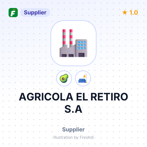 AGRICOLA EL RETIRO S.A – summary card, no photo uploaded yet