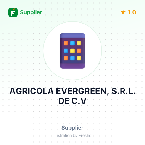 AGRICOLA EVERGREEN, S.R.L. DE C.V – summary card, no photo uploaded yet