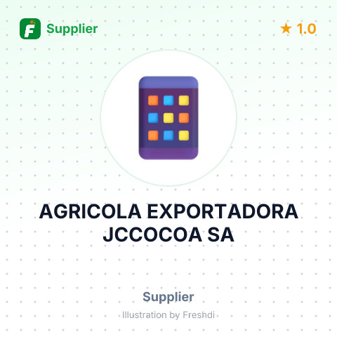 AGRICOLA EXPORTADORA JCCOCOA SA – summary card, no photo uploaded yet