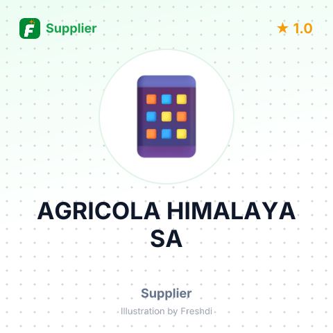 AGRICOLA HIMALAYA SA – summary card, no photo uploaded yet