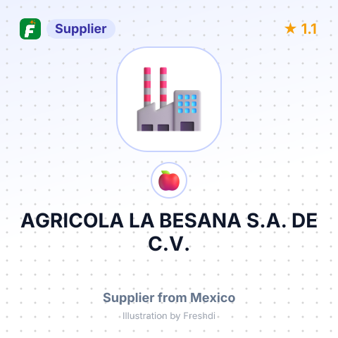 AGRICOLA LA BESANA S.A. DE C.V. – summary card, no photo uploaded yet
