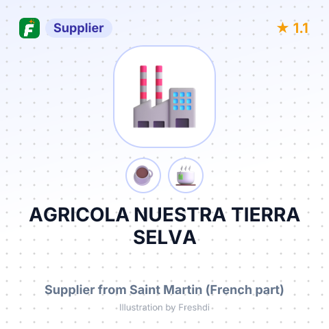 AGRICOLA NUESTRA TIERRA SELVA – summary card, no photo uploaded yet
