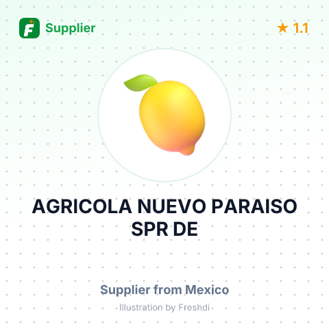 AGRICOLA NUEVO PARAISO SPR DE – summary card, no photo uploaded yet