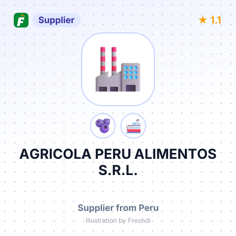 AGRICOLA PERU ALIMENTOS S.R.L. – summary card, no photo uploaded yet