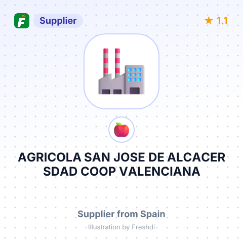 AGRICOLA SAN JOSE DE ALCACER SDAD COOP VALENCIANA – summary card, no photo uploaded yet