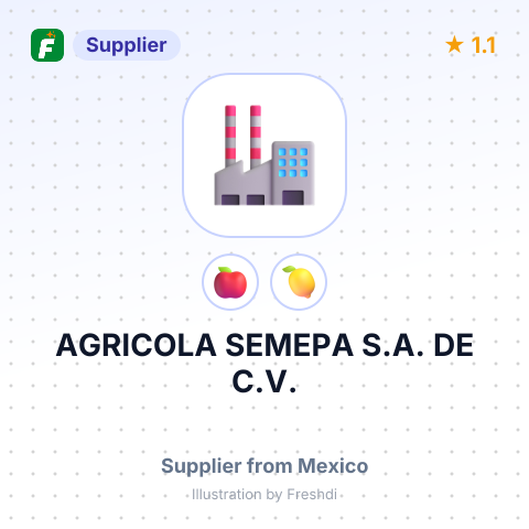 AGRICOLA SEMEPA S.A. DE C.V. – summary card, no photo uploaded yet