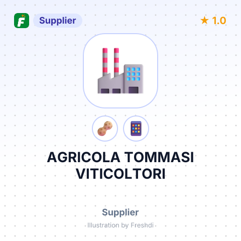 AGRICOLA TOMMASI VITICOLTORI – summary card, no photo uploaded yet