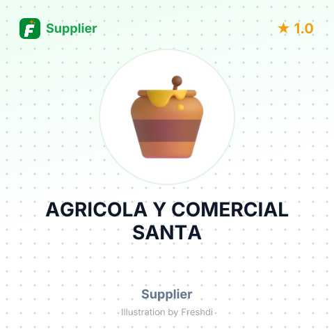 AGRICOLA Y COMERCIAL SANTA – summary card, no photo uploaded yet