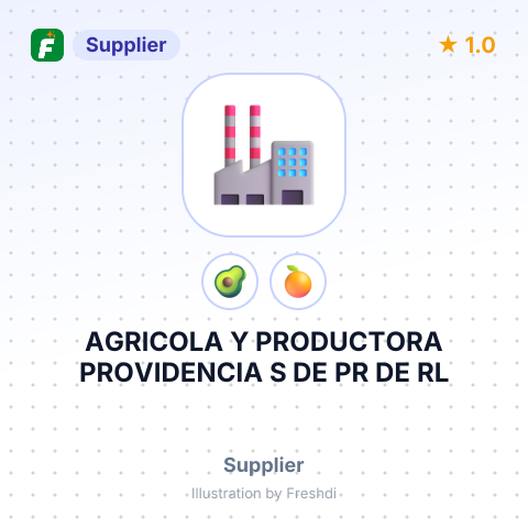 AGRICOLA Y PRODUCTORA PROVIDENCIA S DE PR DE RL – summary card, no photo uploaded yet