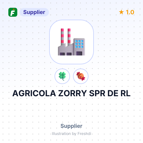AGRICOLA ZORRY SPR DE RL – summary card, no photo uploaded yet
