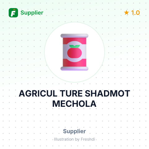 AGRICUL TURE SHADMOT MECHOLA – summary card, no photo uploaded yet