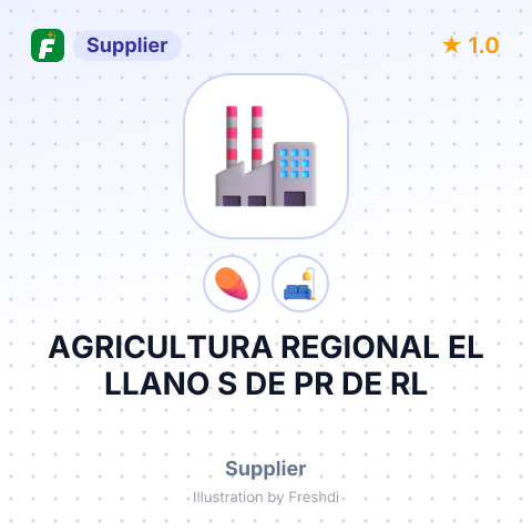 AGRICULTURA REGIONAL EL LLANO S DE PR DE RL – summary card, no photo uploaded yet