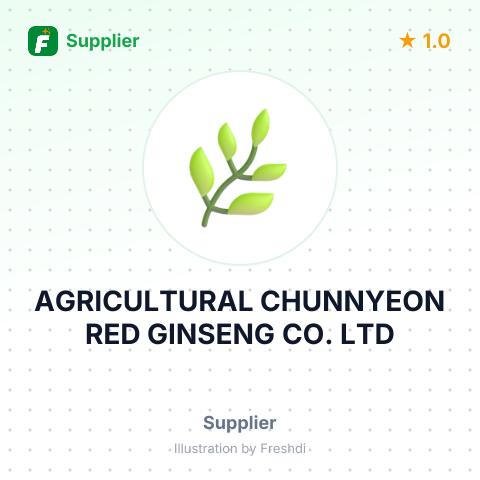 AGRICULTURAL CHUNNYEON RED GINSENG CO.,LTD – summary card, no photo uploaded yet