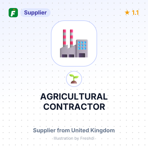 AGRICULTURAL CONTRACTOR – summary card, no photo uploaded yet