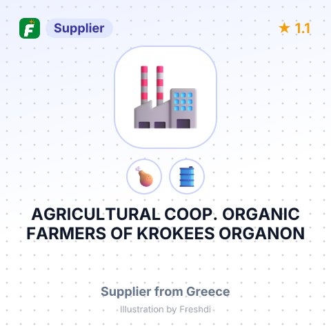 AGRICULTURAL COOP. ORGANIC FARMERS OF KROKEES ORGANON – summary card, no photo uploaded yet