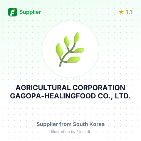 AGRICULTURAL CORPORATION GAGOPA-HEALINGFOOD CO., LTD. – summary card, no photo uploaded yet