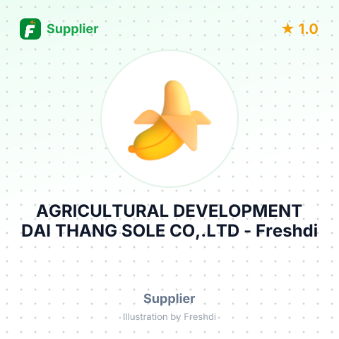 AGRICULTURAL DEVELOPMENT DAI THANG SOLE CO,.LTD – summary card, no photo uploaded yet
