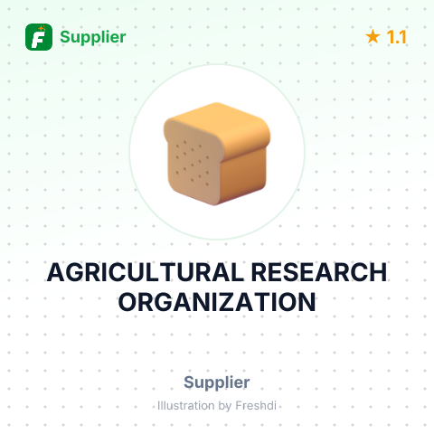 AGRICULTURAL RESEARCH ORGANIZATION – summary card, no photo uploaded yet