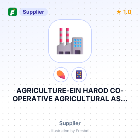 AGRICULTURE-EIN HAROD CO-OPERATIVE AGRICULTURAL ASS. LTD – summary card, no photo uploaded yet