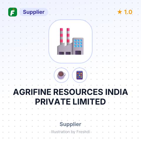 AGRIFINE RESOURCES INDIA PRIVATE LIMITED – summary card, no photo uploaded yet