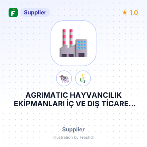 AGRIMATIC HAYVANCILIK EKİPMANLARI İÇ VE DIŞ TİCARET ANONİM ŞİRKETİ – summary card, no photo uploaded yet