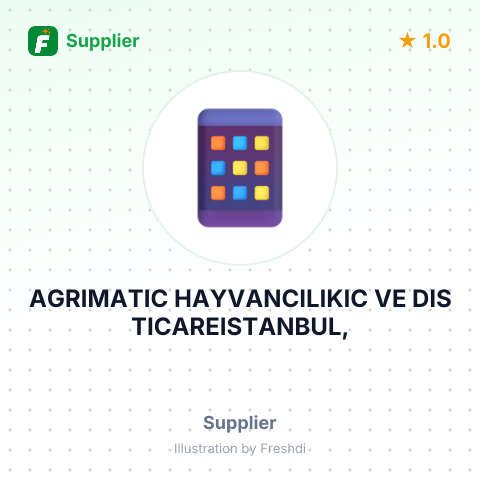 AGRIMATIC HAYVANCILIKIC VE DIS TICAREISTANBUL, – summary card, no photo uploaded yet