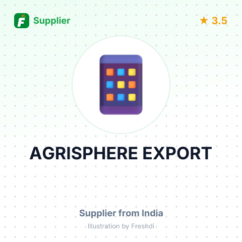 AGRISPHERE EXPORT – summary card, no photo uploaded yet