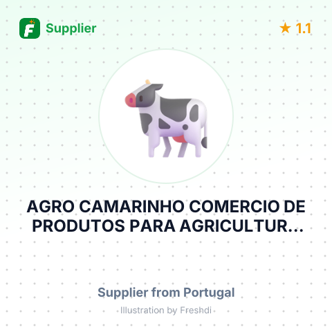 AGRO CAMARINHO COMERCIO DE PRODUTOS PARA AGRICULTURA UNIPESSOAL LDA. – summary card, no photo uploaded yet