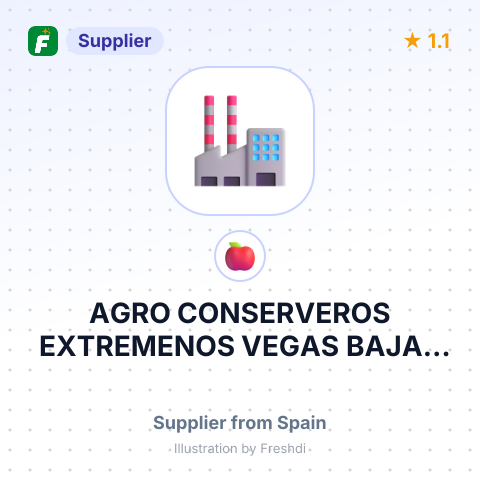 AGRO CONSERVEROS EXTREMENOS VEGAS BAJAS S.L. – summary card, no photo uploaded yet