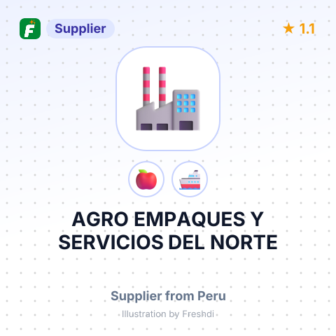 AGRO EMPAQUES Y SERVICIOS DEL NORTE – summary card, no photo uploaded yet