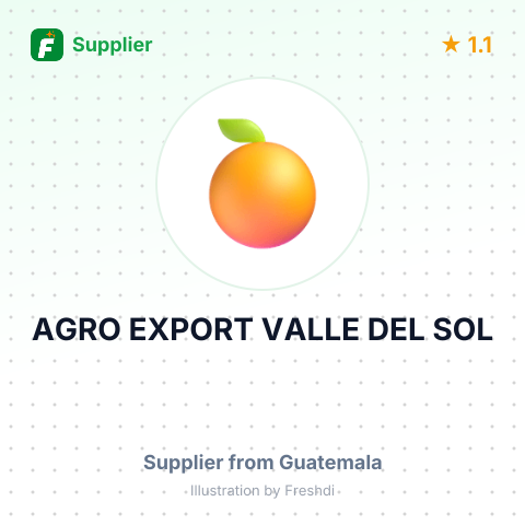 AGRO EXPORT VALLE DEL SOL – summary card, no photo uploaded yet