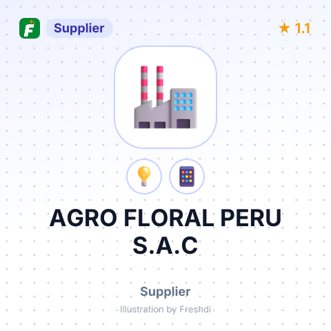 AGRO FLORAL PERU S.A.C – summary card, no photo uploaded yet