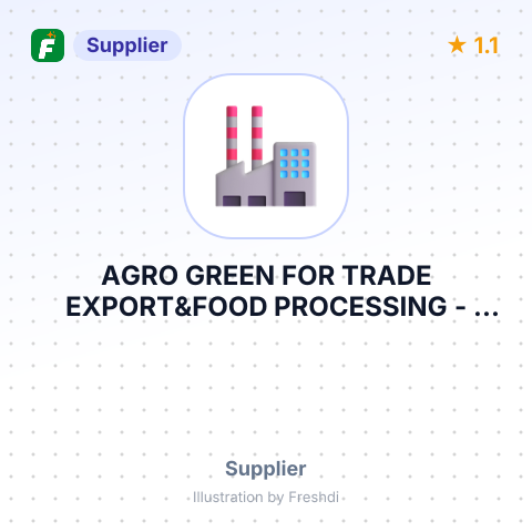 AGRO GREEN FOR TRADE EXPORT&FOOD PROCESSING – summary card, no photo uploaded yet