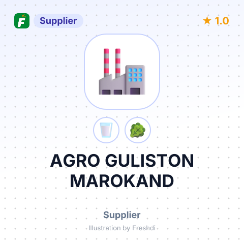 AGRO GULISTON MAROKAND – summary card, no photo uploaded yet