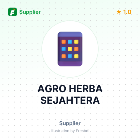 AGRO HERBA SEJAHTERA – summary card, no photo uploaded yet