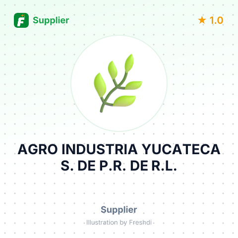 AGRO INDUSTRIA YUCATECA S. DE P.R. DE R.L. – summary card, no photo uploaded yet