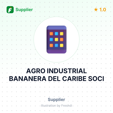 AGRO INDUSTRIAL BANANERA DEL CARIBE SOCI – summary card, no photo uploaded yet