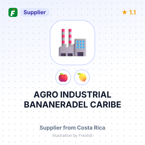 AGRO INDUSTRIAL BANANERADEL CARIBE – summary card, no photo uploaded yet