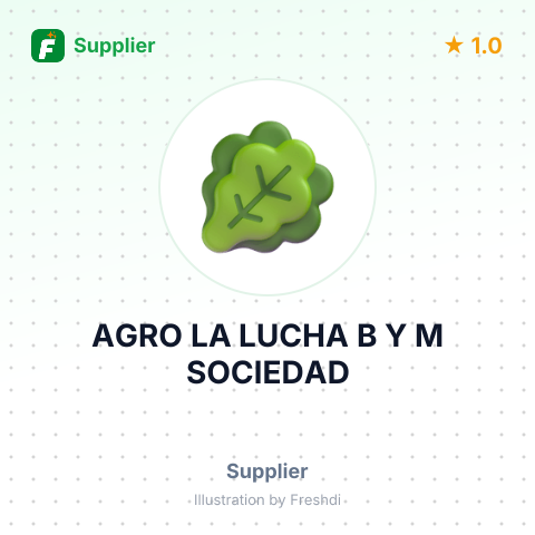 AGRO LA LUCHA B Y M SOCIEDAD – summary card, no photo uploaded yet
