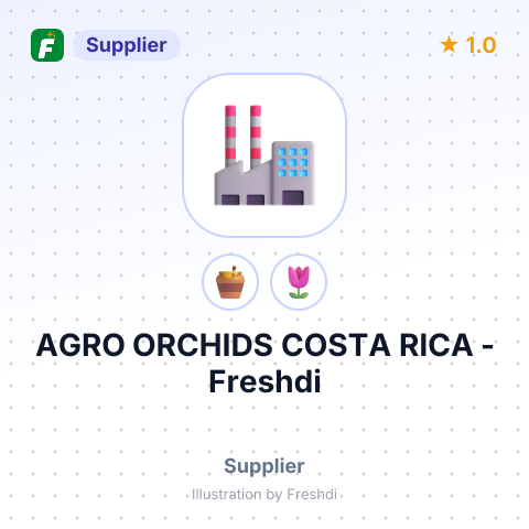 AGRO ORCHIDS COSTA RICA – summary card, no photo uploaded yet