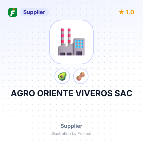 AGRO ORIENTE VIVEROS SAC – summary card, no photo uploaded yet