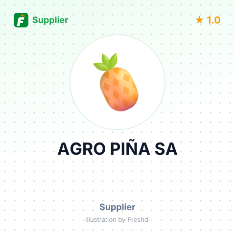 AGRO PIÑA SA – summary card, no photo uploaded yet