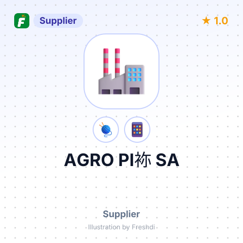 AGRO PI袮 SA – summary card, no photo uploaded yet