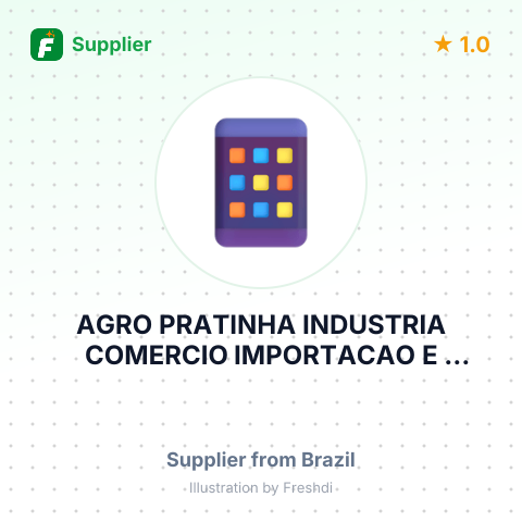 AGRO PRATINHA INDUSTRIA COMERCIO IMPORTACAO E EXPORTACAO LTD. – summary card, no photo uploaded yet