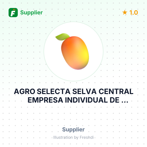 AGRO SELECTA SELVA CENTRAL EMPRESA INDIVIDUAL DE RESPONSABIL – summary card, no photo uploaded yet