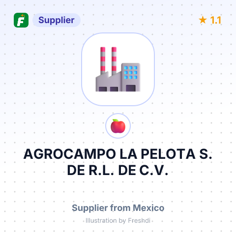 AGROCAMPO LA PELOTA S. DE R.L. DE C.V. – summary card, no photo uploaded yet