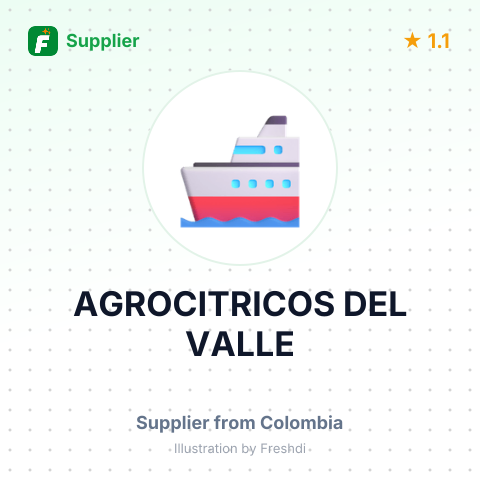 AGROCITRICOS DEL VALLE – summary card, no photo uploaded yet