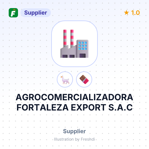 AGROCOMERCIALIZADORA FORTALEZA EXPORT S.A.C – summary card, no photo uploaded yet