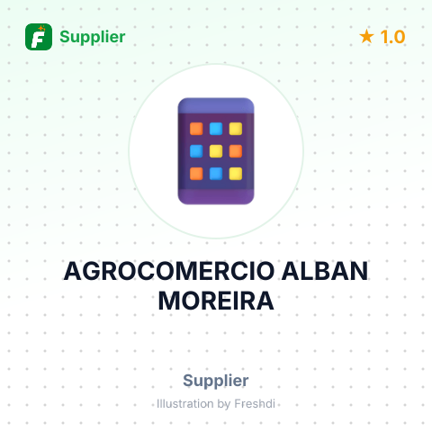 AGROCOMERCIO ALBAN MOREIRA – summary card, no photo uploaded yet